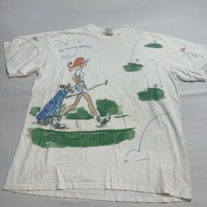 1997 Relevant Products Golf VTG T-Shirt Size Large Rare